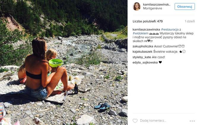 Kamila Szczawińska topless na francuskiej plaży
