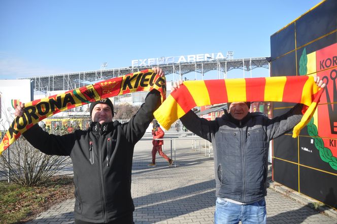 Korona Kielce - Motor Lublin. Kibice na Exbud Arenie