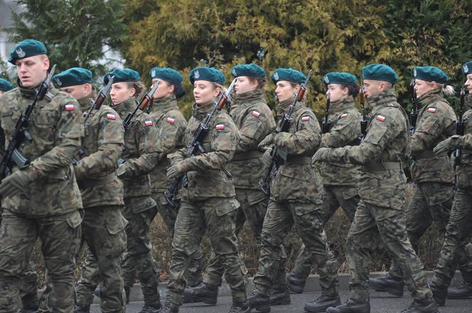 Ochotnicy złożyli przysięgę wojskową