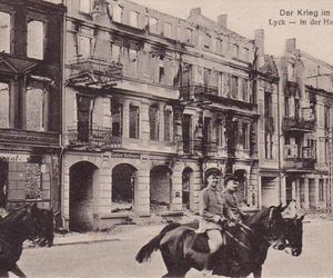 Ełk na zdjęciach z I wojny światowej. Miasto było całkowicie zniszczone