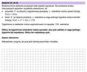 Matura próbna matematyka 2023 - CKE (wrzesień 2022)