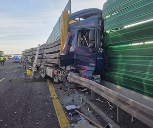 Wypadek na S7 (13.11.2025)