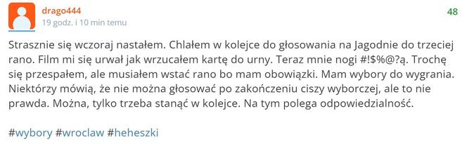 Sutryk w stroju księdza otwiera linię tramwajową na Jagodno. Zobacz wrocławskie memy po wyborach:
