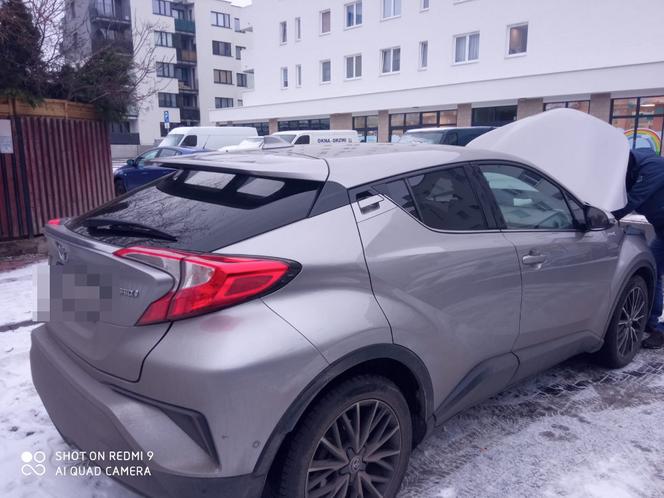 Toyota C-HR skradziona we Włoszech