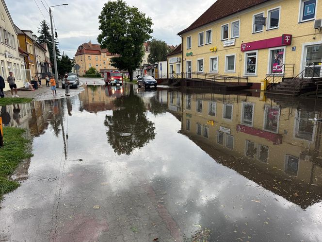   Gwałtowne ulewy w woj. warmińsko-mazurskim [03.08.2025]