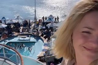 Basia Kurdej-Szatan na wakacjach na statku