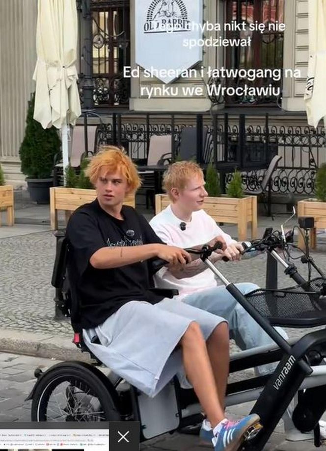 Ed Sheeran przyłapany we Wrocławiu