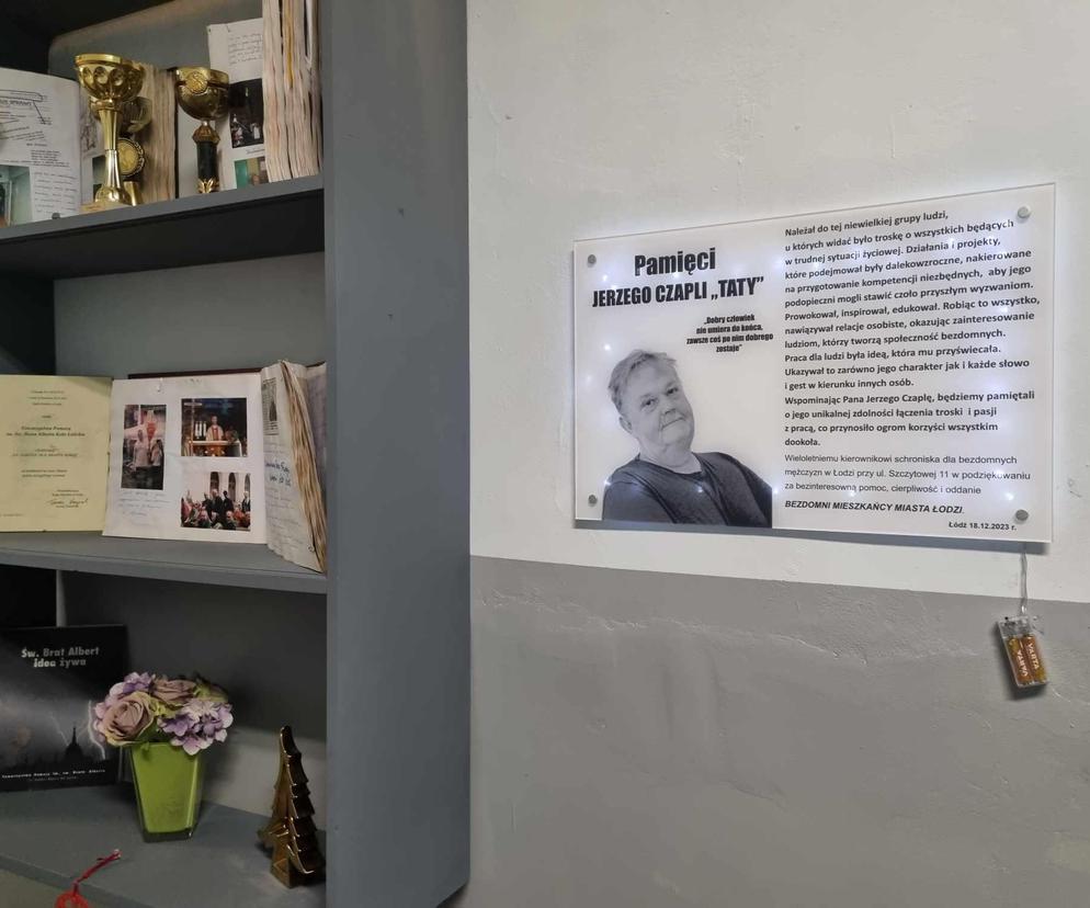 Bezdomni upamiętnili Jerzego Czaplę