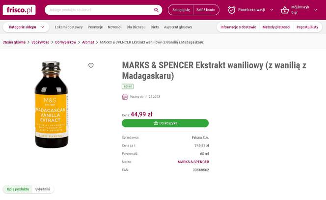 Marks&Spencer na Frisco.pl