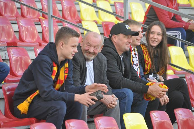 Korona Kielce - Lech Poznań. Zdjęcia kibiców na Exbud Arenie