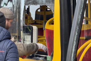 Zderzenie autobusu miejskiego