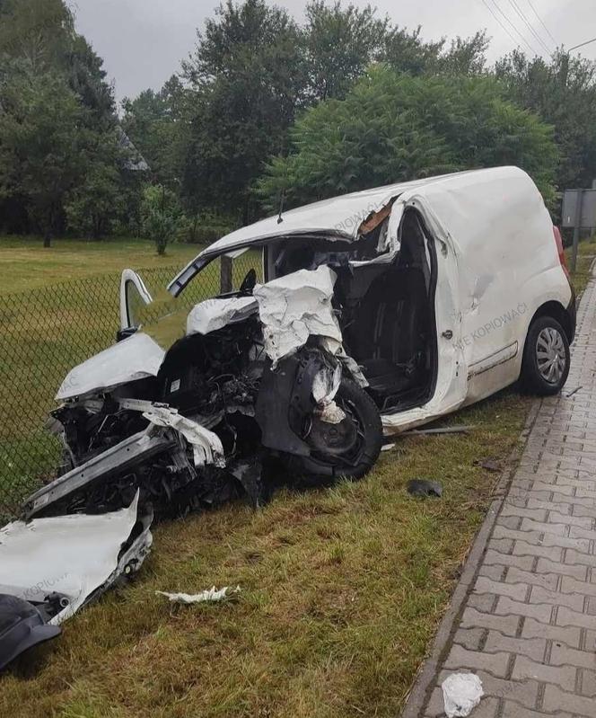 Groźny wypadek na DK 78 w miejscowości Pradła (pow. zawierciański)