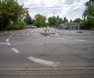 Skrzyżowanie Obrońców Tobruku i Powązkowskiej. Powstanie tu rondo