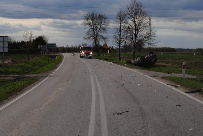 Wypadek na trasie Lubaczów-Oleszyce