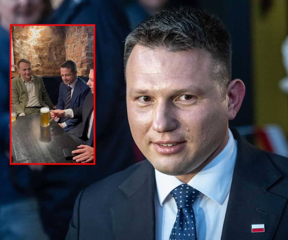 Spotkali się w pubie u Mentzena. Nagranie wywołało burzę