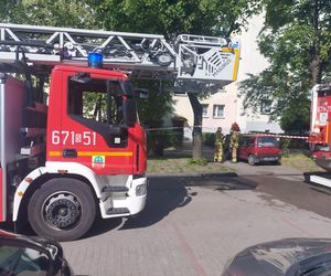 Pożar mieszkania przy ul. Wolności w Zabrzu