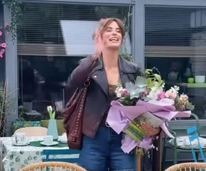 M jak miłość. Kama (Michalina Sosna) na planie