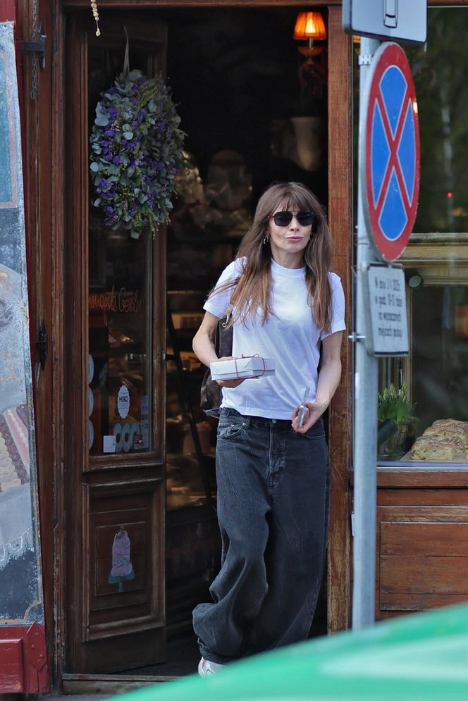 Agnieszka Dygant sobie dogadza