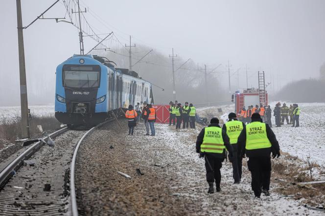 Wypadek na przejeździe kolejowym w Nowych Budach pod Budzyniem