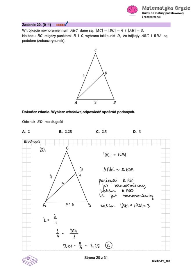 Matura 2025 - matematyka