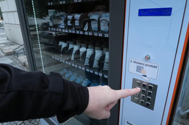 Automaty z maseczkami działają w Kaliszu