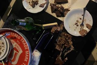 Dantejskie sceny w gorzowskiej kręgielni. Klienci wysmarowali stół i siedzenia