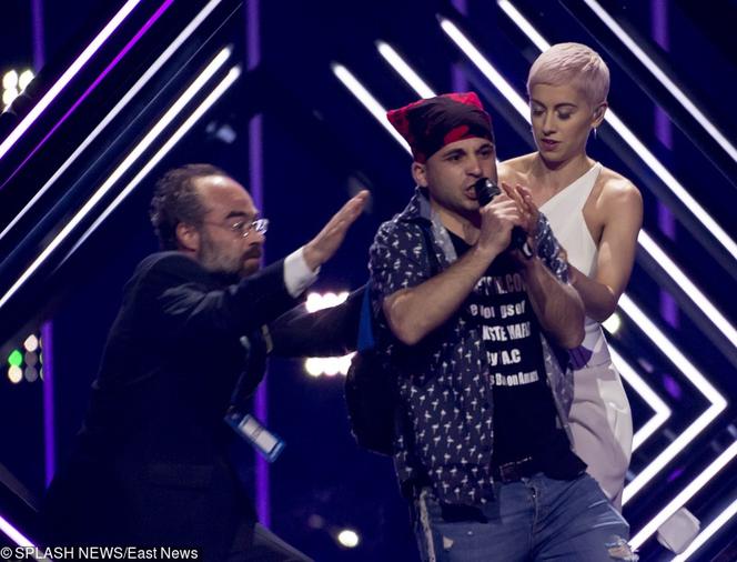 Eurowizja 2018. Niebezpieczny incydent w czasie finału