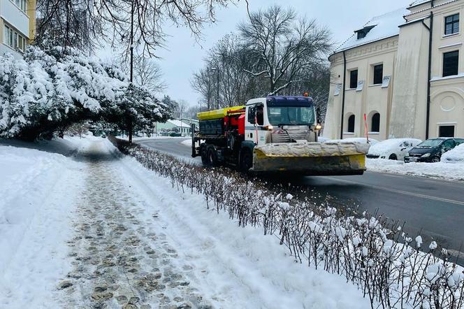 Zimowa akcja utrzymania dróg w Lublinie