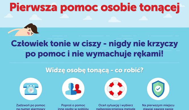 Wybierasz się nad wodę? Pamiętaj o zasadach pierwszej pomocy !