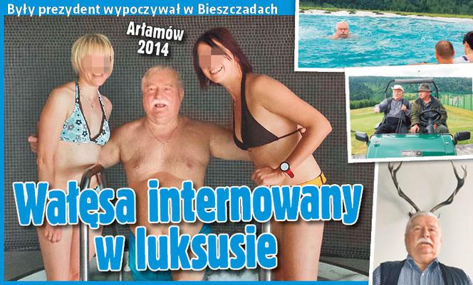 Wałęsa internowany w luksusie