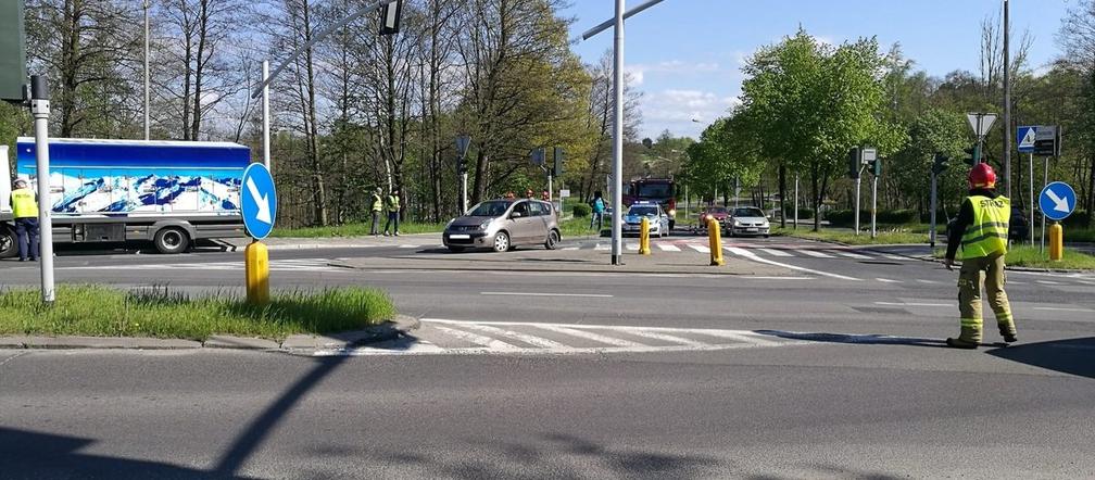 Wypadek w Jastrzębiu-Zdroju. Jedna osoba została ranna 