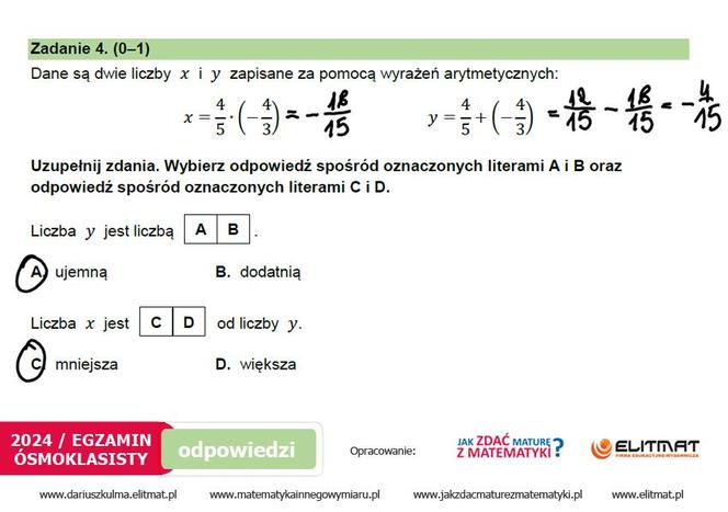 Egzamin ósmoklasisty 2024: Arkusz CKE rozwiązany przez Roberta Bacę, eksperta z Elitmat