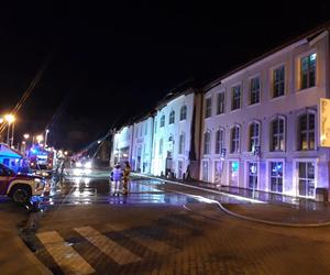 Pożar galerii handlowej w Ełku