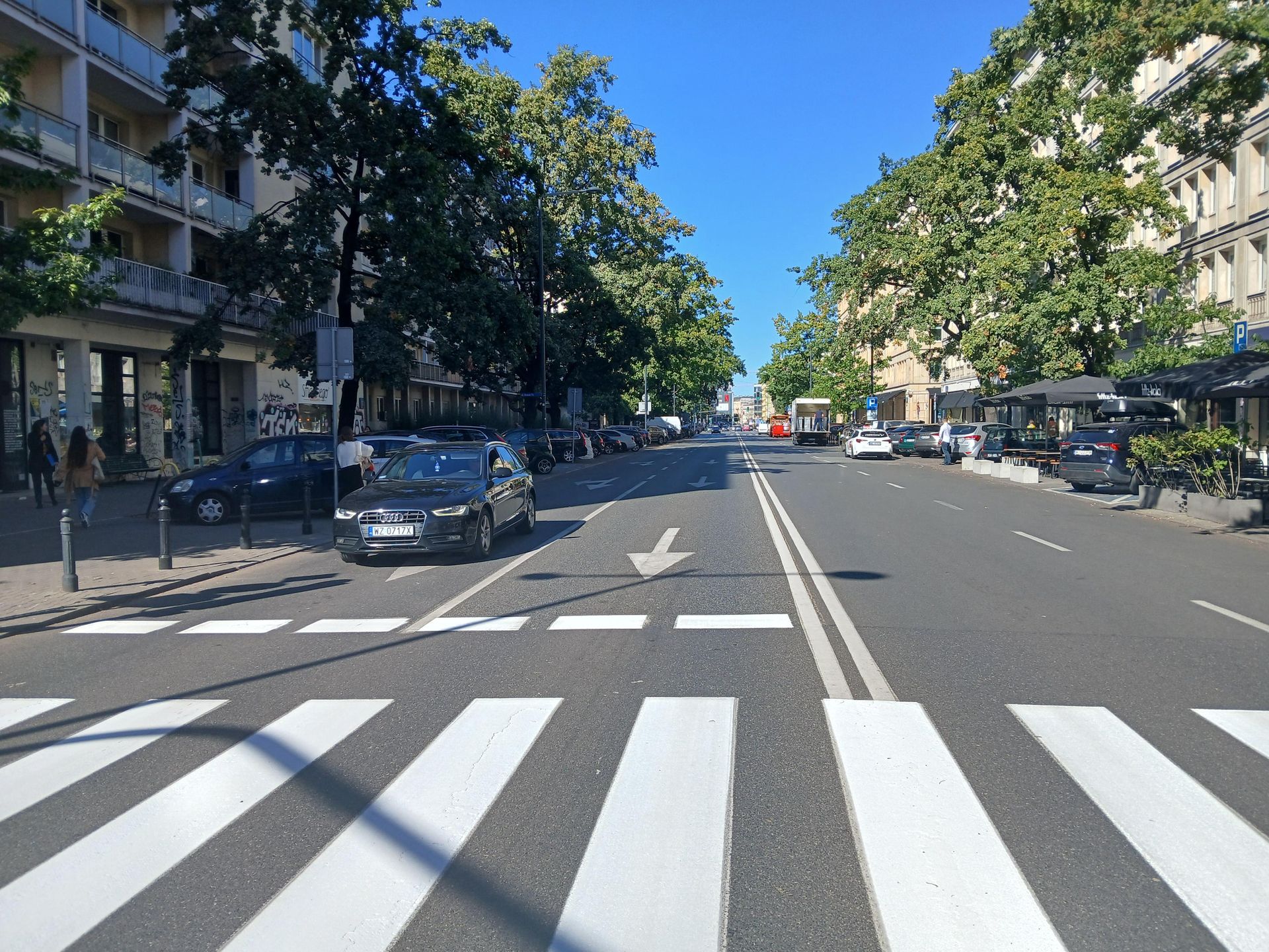 Ulica Krucza w Warszawie przed przebudową