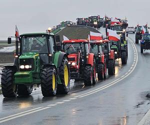 Protest rolników z Podkarpacia w Przeworsku