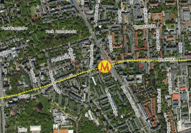 Metro M3 – stacja Sielce