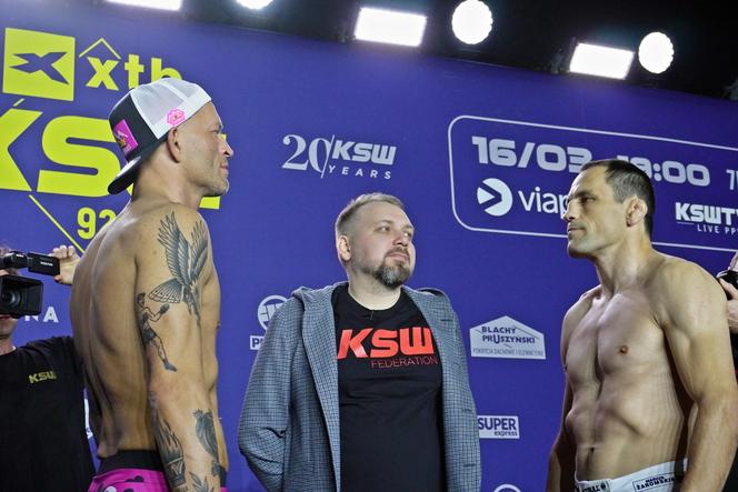 Oficjalne ważenie zawodników przed XTB KSW 92 w Gorzowie