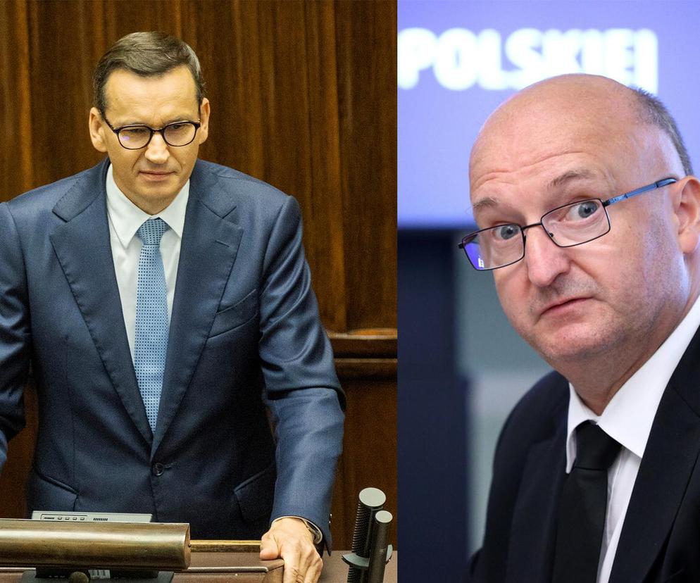 Premier Morawiecki i Piotr Wawrzyk