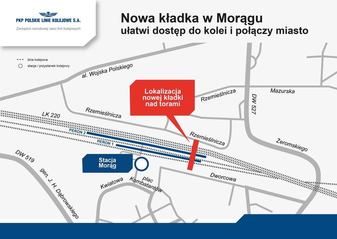Nowa inwestycja kolejowa na Mazurach. Połączy dwie części miasta