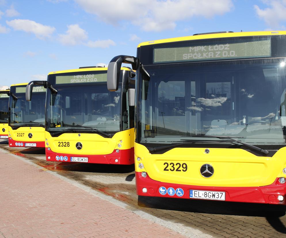 Nowe mercedesy MPK kursują już po Łodzi