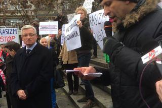 Poznań: Manifestacja muzułmanów w Polsce przeciwko terroryzmowi