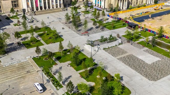 Plac Centralny Warszawa, sierpień 2025