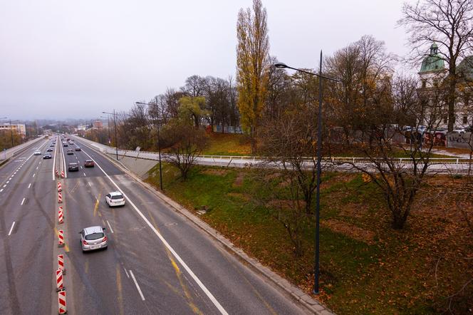Nowe wiadukty Trasy Łazienkowskiej przy Agrykoli
