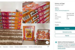 Żugajki sprzedają kartony po pączkach Julii Żugaj. Jakie ceny?