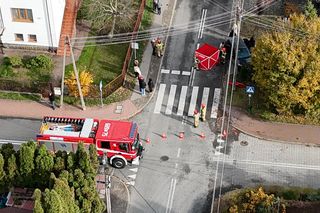 Śmiertelne potrącenie rowerzysty pod Warszawą