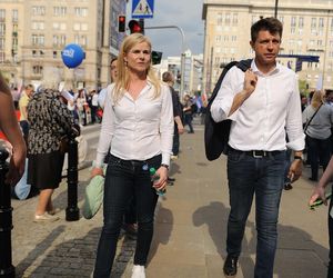 Dawno niewidziany Ryszard Petru z żoną Joanną na salonach