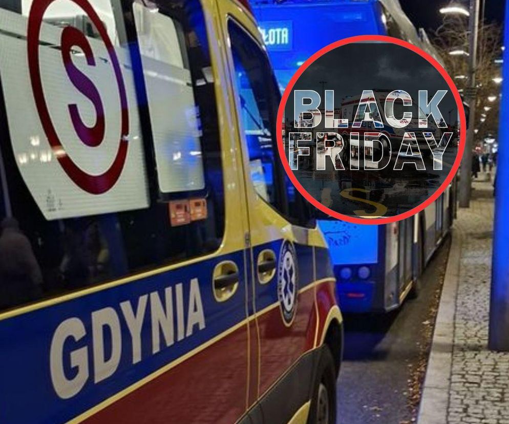 Miejska Stacja Pogotowia Ratunkowego w Gdyni żart na black friday