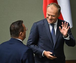 Wszystkie miny Donalda Tuska.