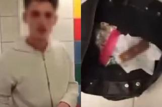 Puławy: Uczeń wypróżnił się do torebki nauczycielki? Obleśne nagranie krąży po sieci