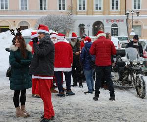 Śnieżyca niestraszna MotoMikołajom z Lublina!